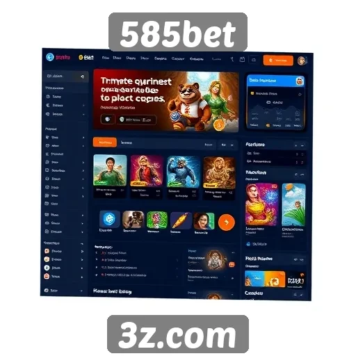 Experiência do usuário na interface da 585bet